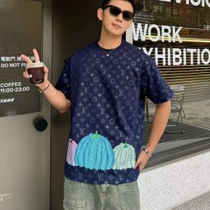FIRST COPY LOUIS VUITTON EXCLUSIVE IMPORT BAGGY FIT TEES FOR MAN