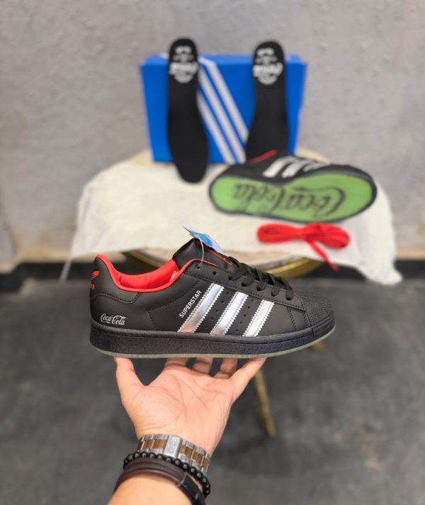 First Copy Adidas Originals Superstar II COCA COLA Black 2026 view 2