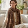 First Copy Chanel “CC” Initial Semi-woollen Stole view 2