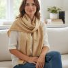 First Copy Chanel “CC” Initial Semi-woollen Stole view 3