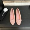 First Copy Chanel Cap-Toe Suede Ballet Flats 12A Master Ladies Footwear