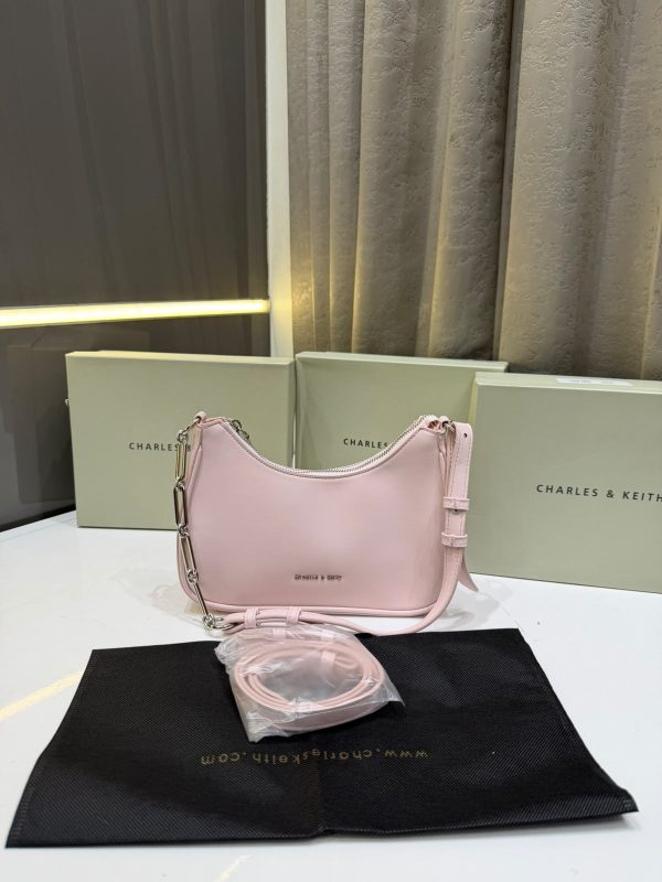 First Copy Charles & Keith Lane Chain Strap Shoulder Bag view 1
