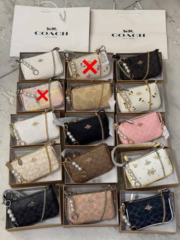 first-copy-coach-nolita-leather-shoulder-bag-front First Copy Coach Nolita Top Quality Monogram Leather Shoulder Bag with Charms