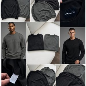 First Copy Coach Premium Heavyweight Prewinter Fleece Crewneck Sweatshirt