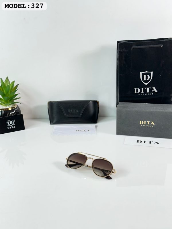 first-copy-dita-327-gold-brown-2 First Copy DITA 327 GOLD BROWN view 2