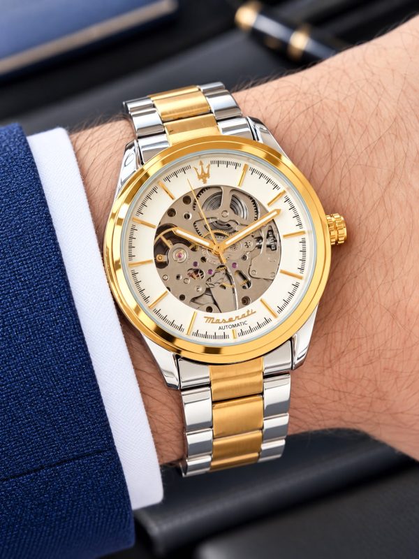 First Copy Emporio Armani Chronograph – Luxury Two-tone Watch view 3