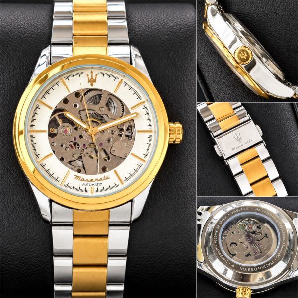 First Copy Emporio Armani Chronograph – Luxury Two-tone Watch view 4