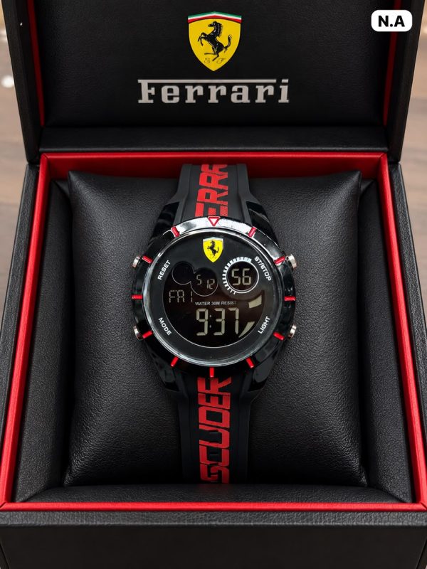 First Copy Ferrari Sports Digital Watch 🏎 ⌚ view 1