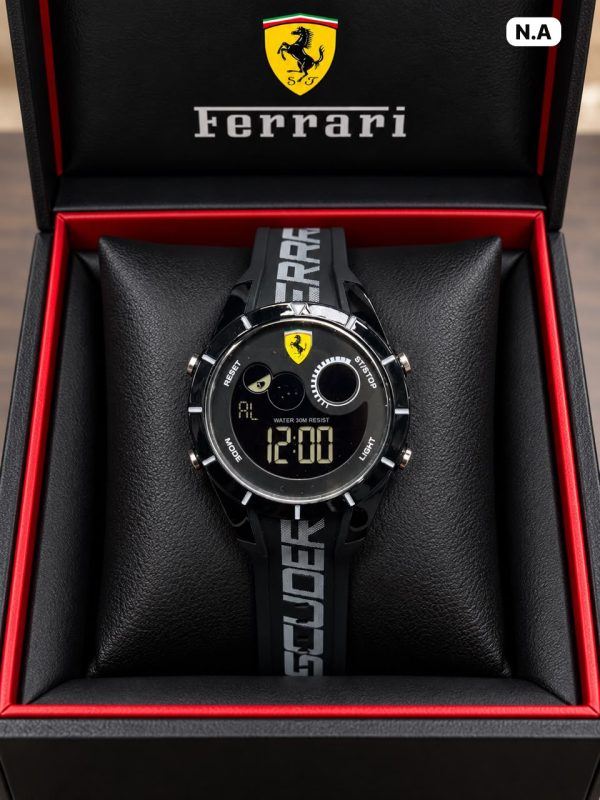First Copy Ferrari Sports Digital Watch 🏎 ⌚ view 2