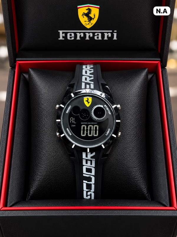 First Copy Ferrari Sports Digital Watch 🏎 ⌚ view 3