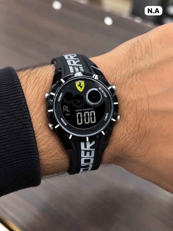 First Copy Ferrari Sports Digital Watch 🏎 ⌚ view 4