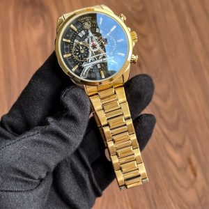 First Copy Fossil Ladies Automatic Rose Gold Luxury Watch view 1