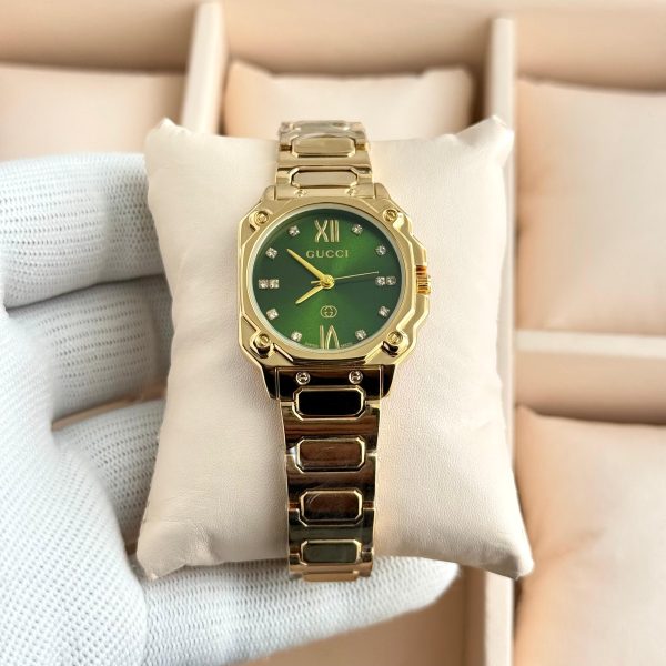 First Copy Gucci Sparkling Crystal G-Logo Swiss Quartz Ladies Watch