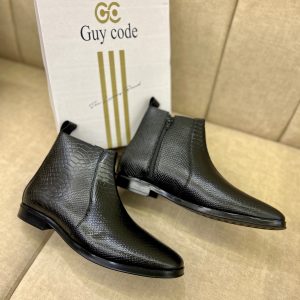 First Copy H&M Cuban Heel Chelsea Boots In Italian Shape view 1