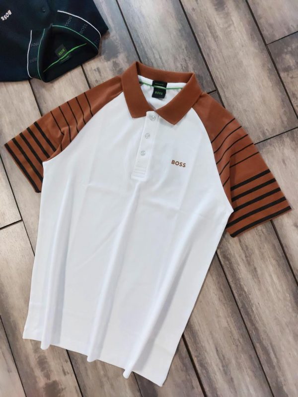 First Copy HUGO BOSS Imported Quality Exclusive HALF Sleeves POLO TEES view 3