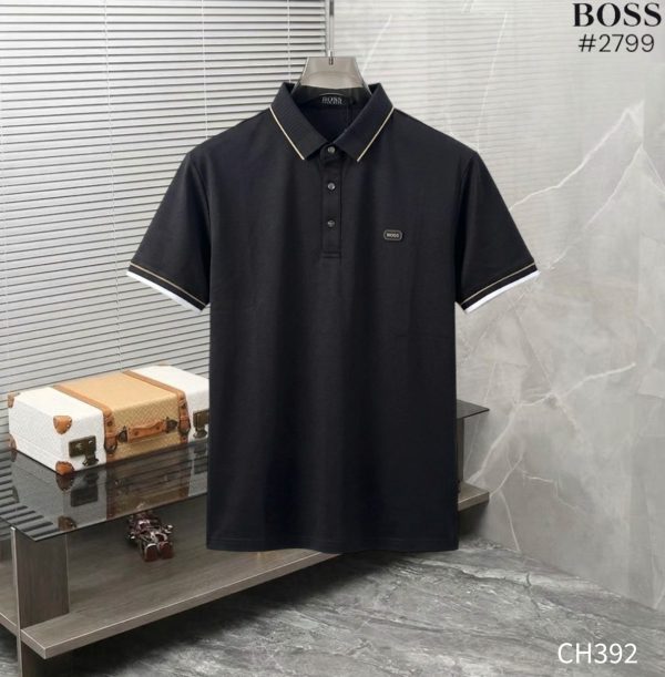 First Copy Hugo Boss 100% Mercerised Cotton Designer Polo T-Shirt