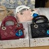 First Copy Lady Dior Mini Cannage Quilted Lambskin Leather Handbag