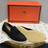 First Copy LORA Piana OG Leather Loafers view 3