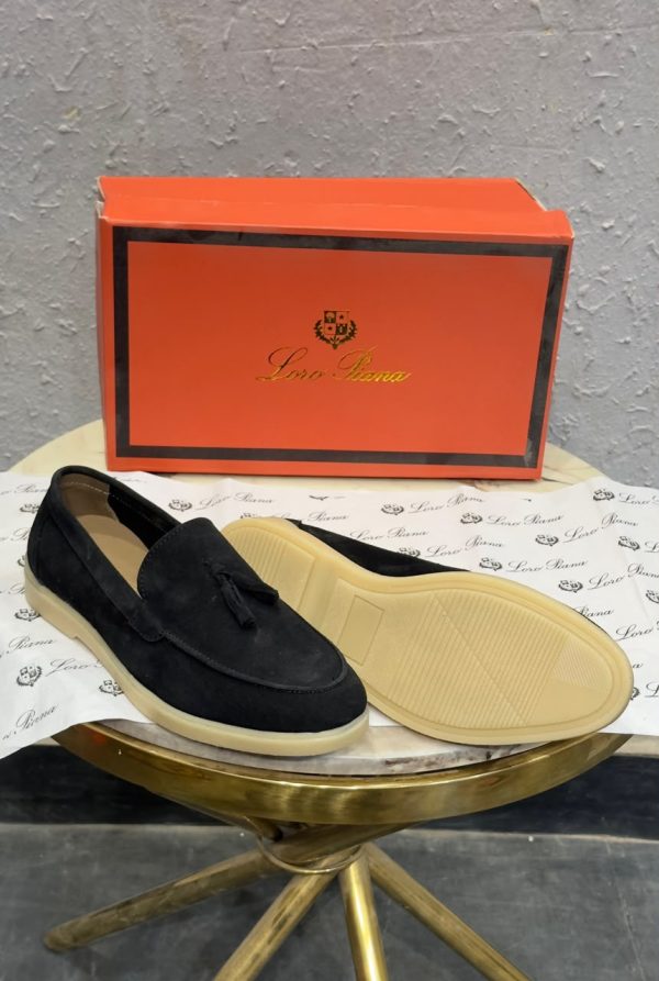 First Copy LORA Piana OG Leather Loafers view 3