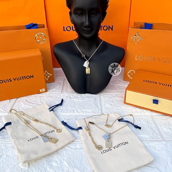 First Copy LOUIS VUITTON® NANOGRAM NECKLACE view 4