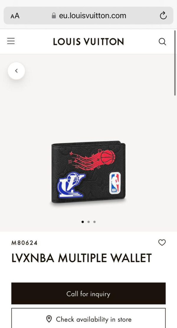 First Copy Lvxnba Multiple Wallet view 1