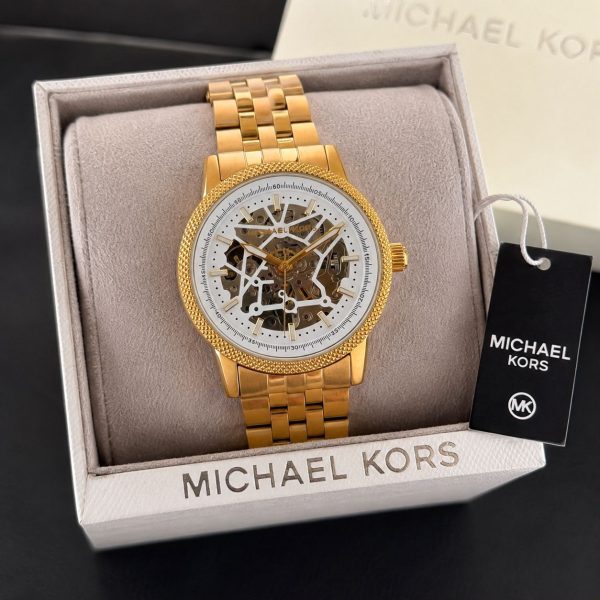 First Copy Michael Kors Automatic Skeleton Watch view 2