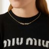 First Copy MIU MIU Crystal DROP Earring view 4