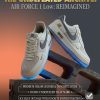 First Copy NIKE Airforce Custom Beige Understand Undefeated 2025 view 1