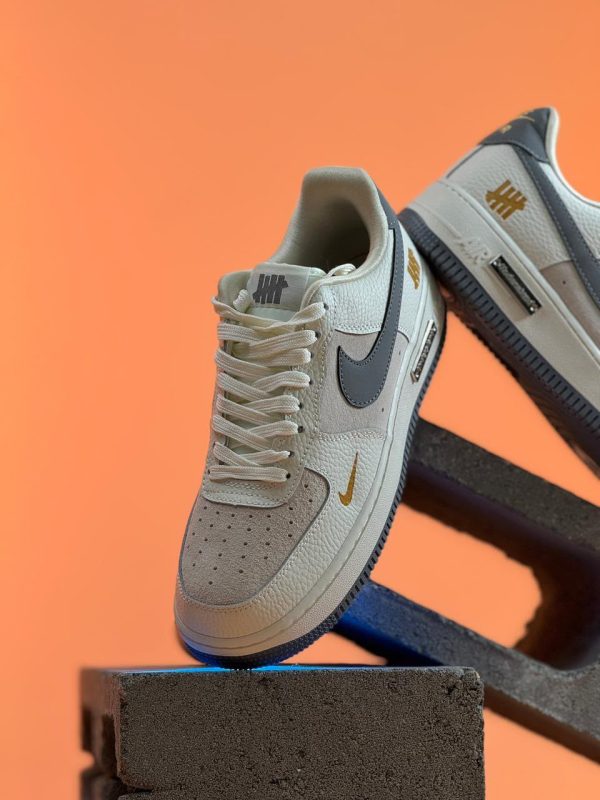 First Copy NIKE Airforce Custom Beige Understand Undefeated 2025 view 2