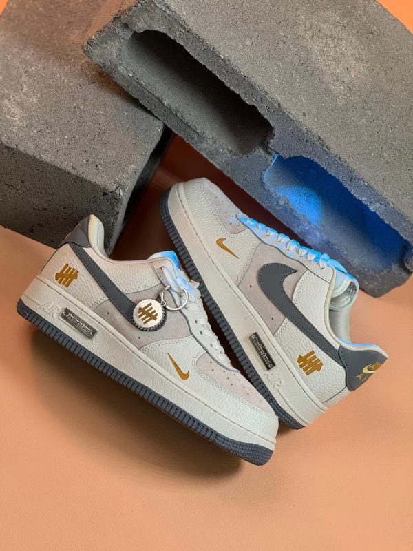 First Copy NIKE Airforce Custom Beige Understand Undefeated 2025 view 3