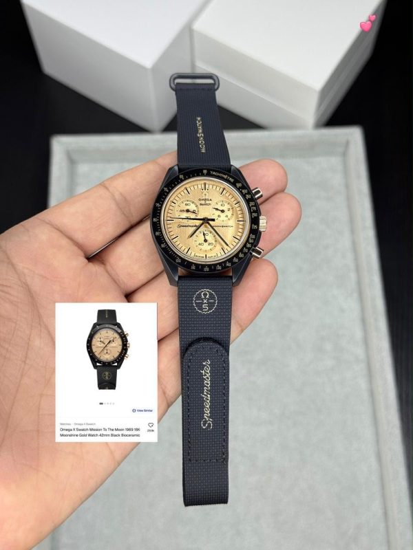 First Copy Omega x Swatch MoonSwatch Mission to Neptune view 1