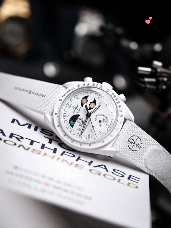 First Copy Omega x Swatch MoonSwatch Mission to Neptune view 3