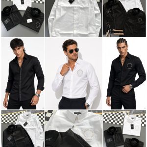 First Copy ORIGINAL Collection Shirts Combines Style And Comfort, Making It Perfect For Leisurely, Relaxing Days. Made From Very Premium Cotton, It Features Long Sleeves, Brand Logo And A Classic Collar. view 1