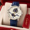 First Copy Patek Philippe Skeleton Automatic Watch – Luxury Blue Edition view 4