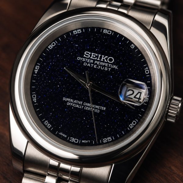 First Copy Product Name : Seiko Oyster Perpetual Date Just Galaxy Black view 2