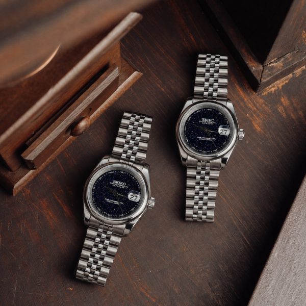 First Copy Product Name : Seiko Oyster Perpetual Date Just Galaxy Black view 3