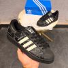 First Copy PUMA Speed CAT Black White view 4