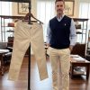 First Copy Ralph Lauren Cotton Stretch Slim Fit Trousers view 1