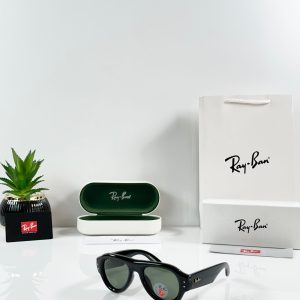 First Copy RAYBAN PUFFER 6832 SHINE BLACK GREEN view 1