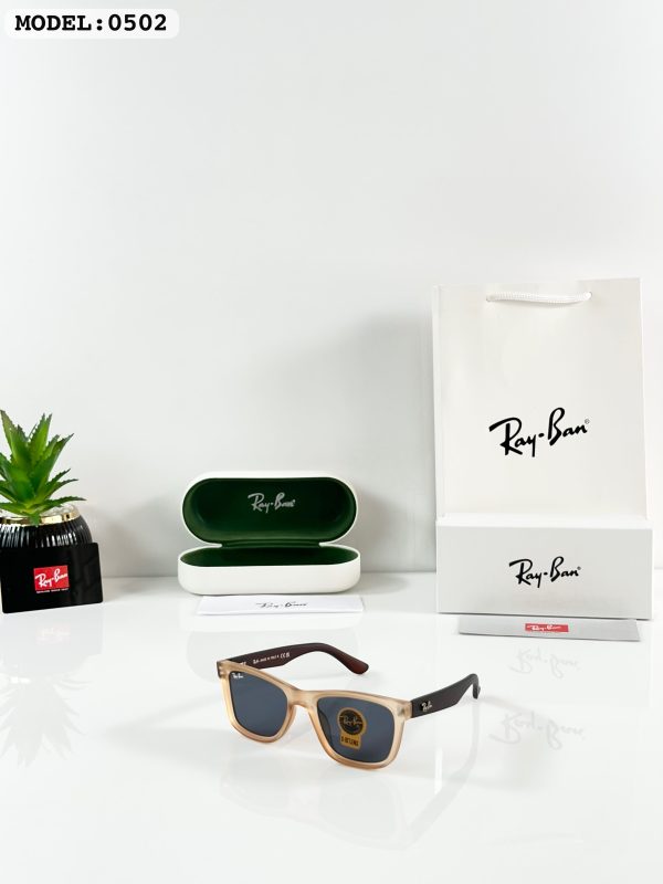 First Copy RAYBAN REVERSE 0502 ICE BROWN BLACK view 1
