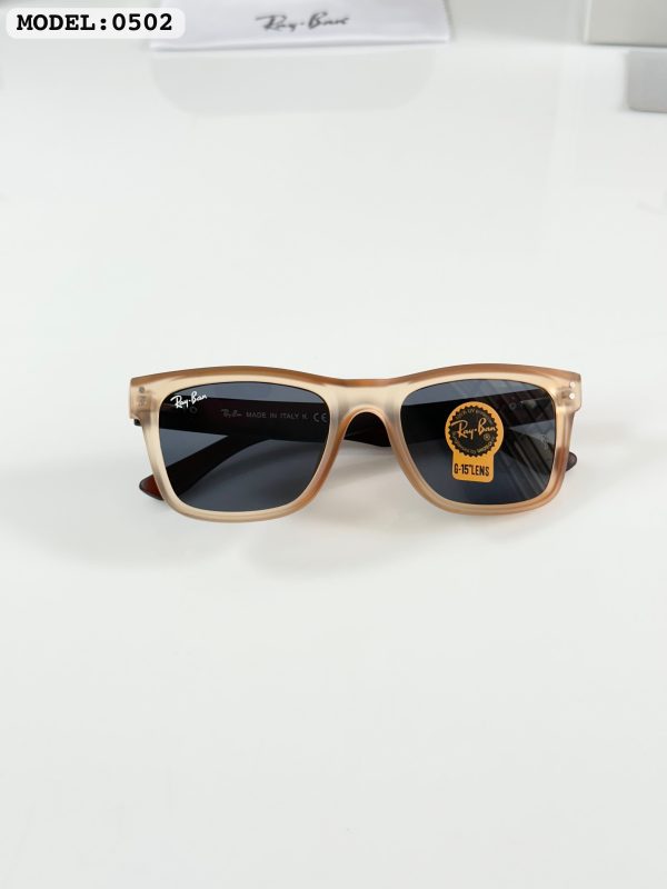 First Copy RAYBAN REVERSE 0502 ICE BROWN BLACK view 3