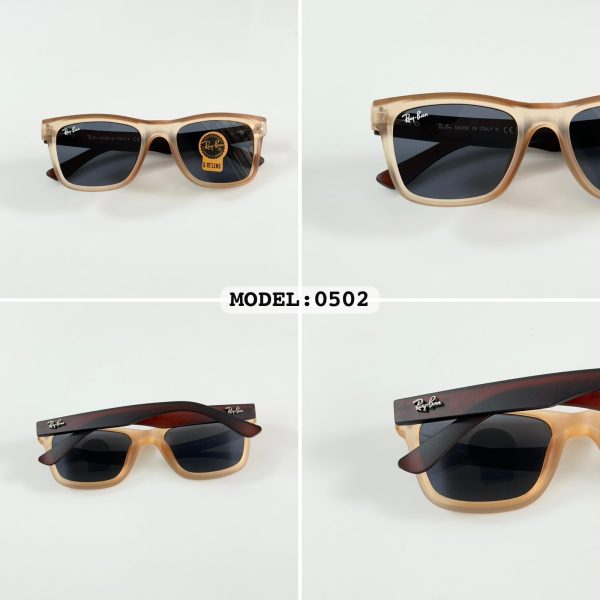 First Copy RAYBAN REVERSE 0502 ICE BROWN BLACK view 4