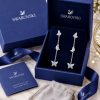 First Copy SWAROVSKI IDYLLIA LILIA Y DROP EARRING BLUE BUTTERFLY view 1