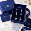 First Copy SWAROVSKI IDYLLIA LILIA Y DROP EARRING BLUE BUTTERFLY view 4