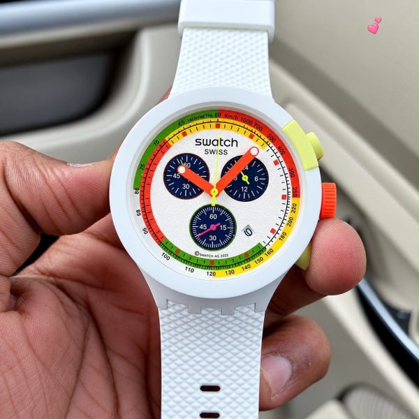 First Copy Swatch Swiss Chronograph view 3