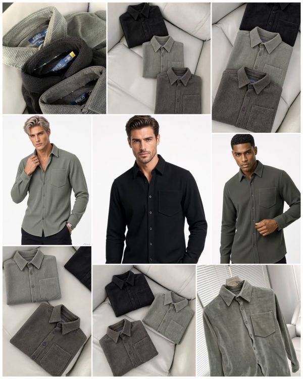 First Copy This Shirt Combines Style And Comfort, Making It Perfect For Leisurely, Relaxing Days. Made From Stretch Cotton REYON, It Features FULL Sleeves, D&G Print On Button Placket. view 1