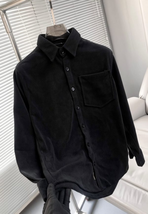 First Copy This Shirt Combines Style And Comfort, Making It Perfect For Leisurely, Relaxing Days. Made From Stretch Cotton REYON, It Features FULL Sleeves, D&G Print On Button Placket. view 4