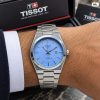 First Copy Tissot PRX 7A Stainless Steel Mens Quartz Watch with Integrated Bracelet