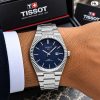 First Copy Tissot PRX 7A Stainless Steel Mens Quartz Watch with Integrated Bracelet