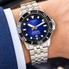 first-copy-tissot-seastar-solid-steel-caseback First Copy Tissot Seastar 1000 Automatic Diver Watch with Blue Sunray Dial